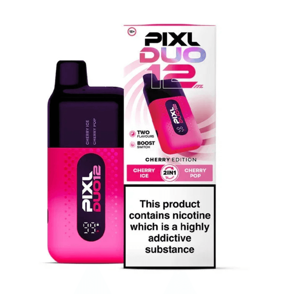 Pixl Duo 10k Prefilled Vape Kit Box of 5 Cherry Edition