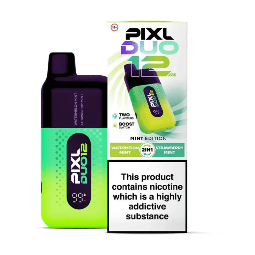 Pixl Duo 10k Prefilled Vape Kit Box of 5 Mint Edition