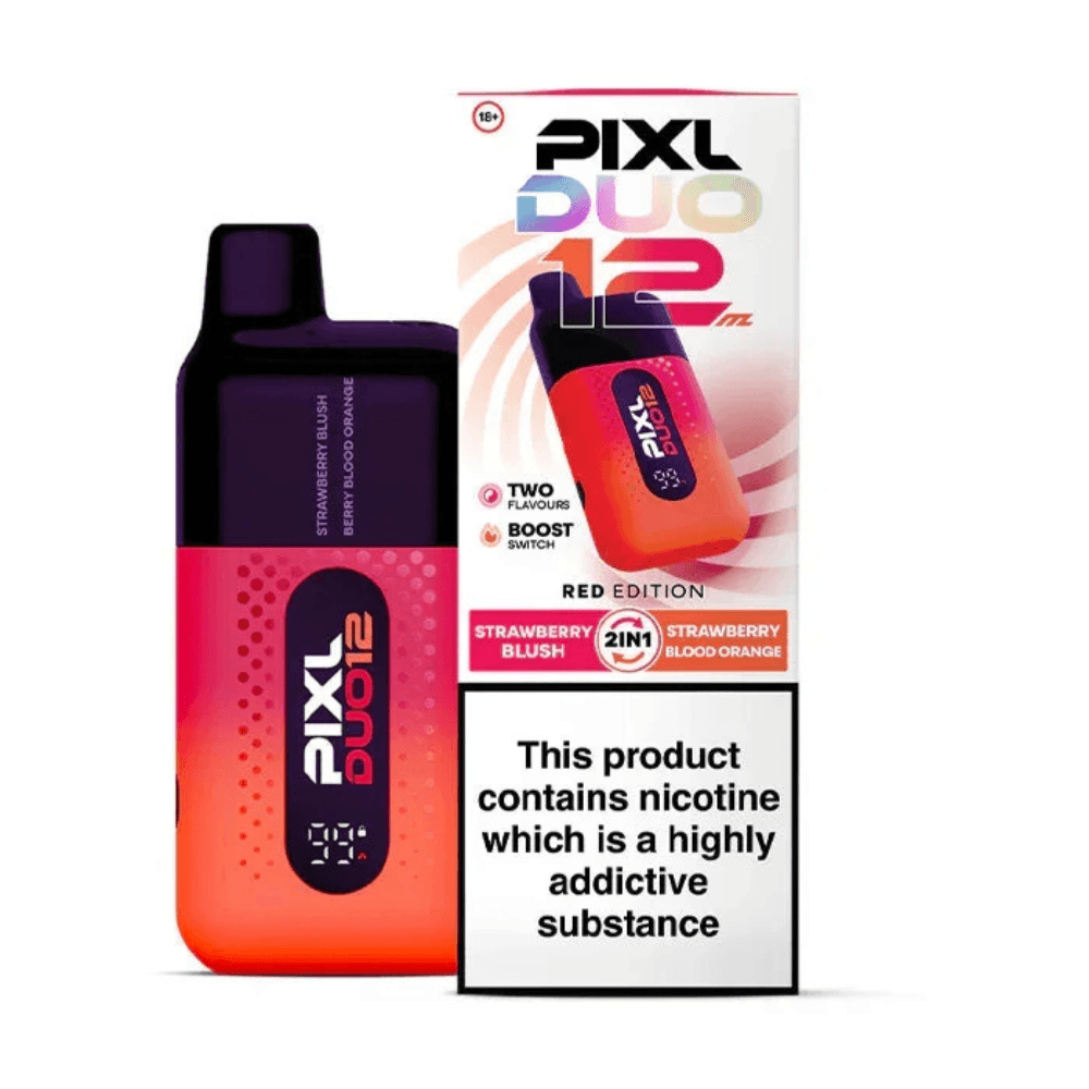 Pixl Duo 10k Prefilled Vape Kit Box of 5 Red Edition