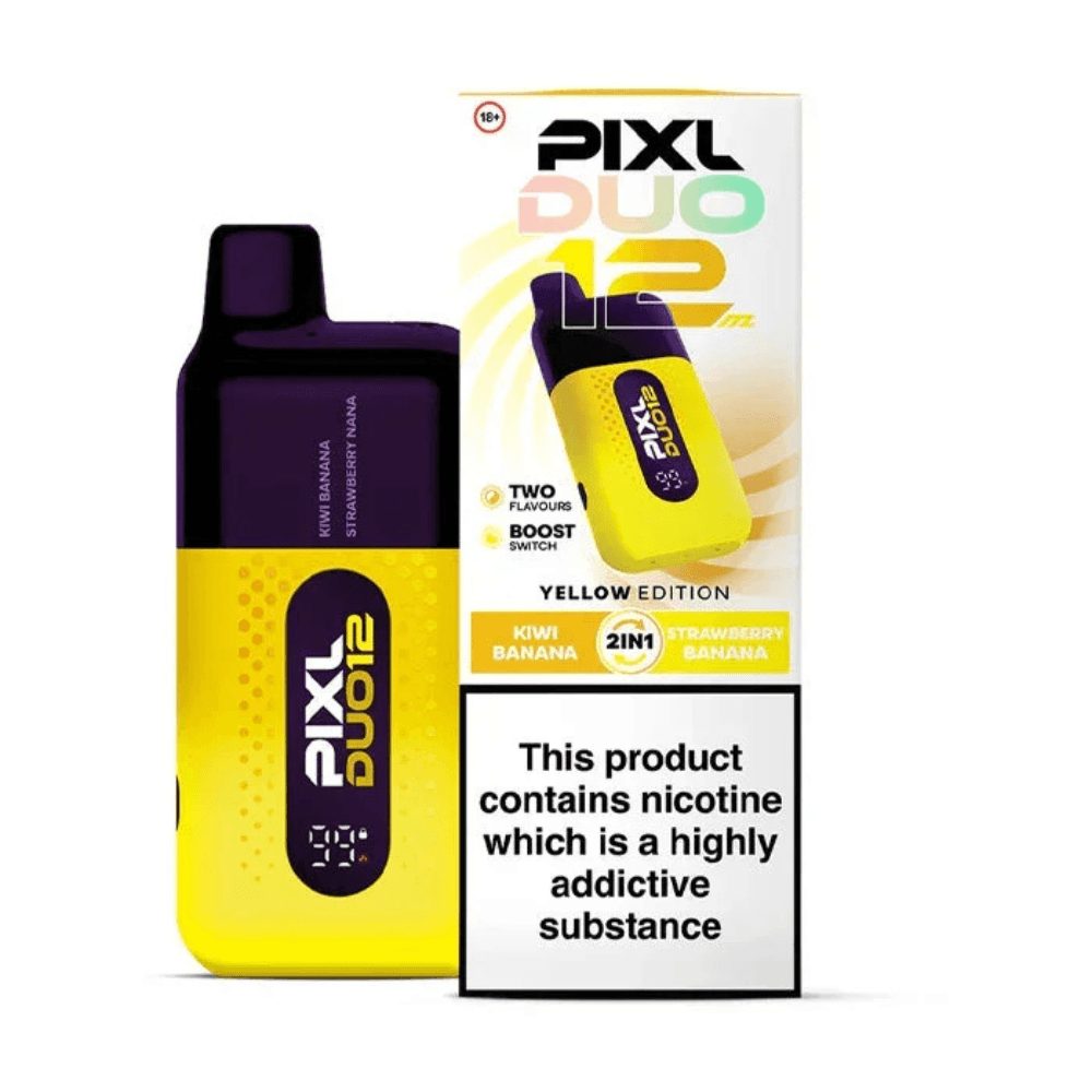 Pixl Duo 10k Prefilled Vape Kit Box of 5 Yellow Edition