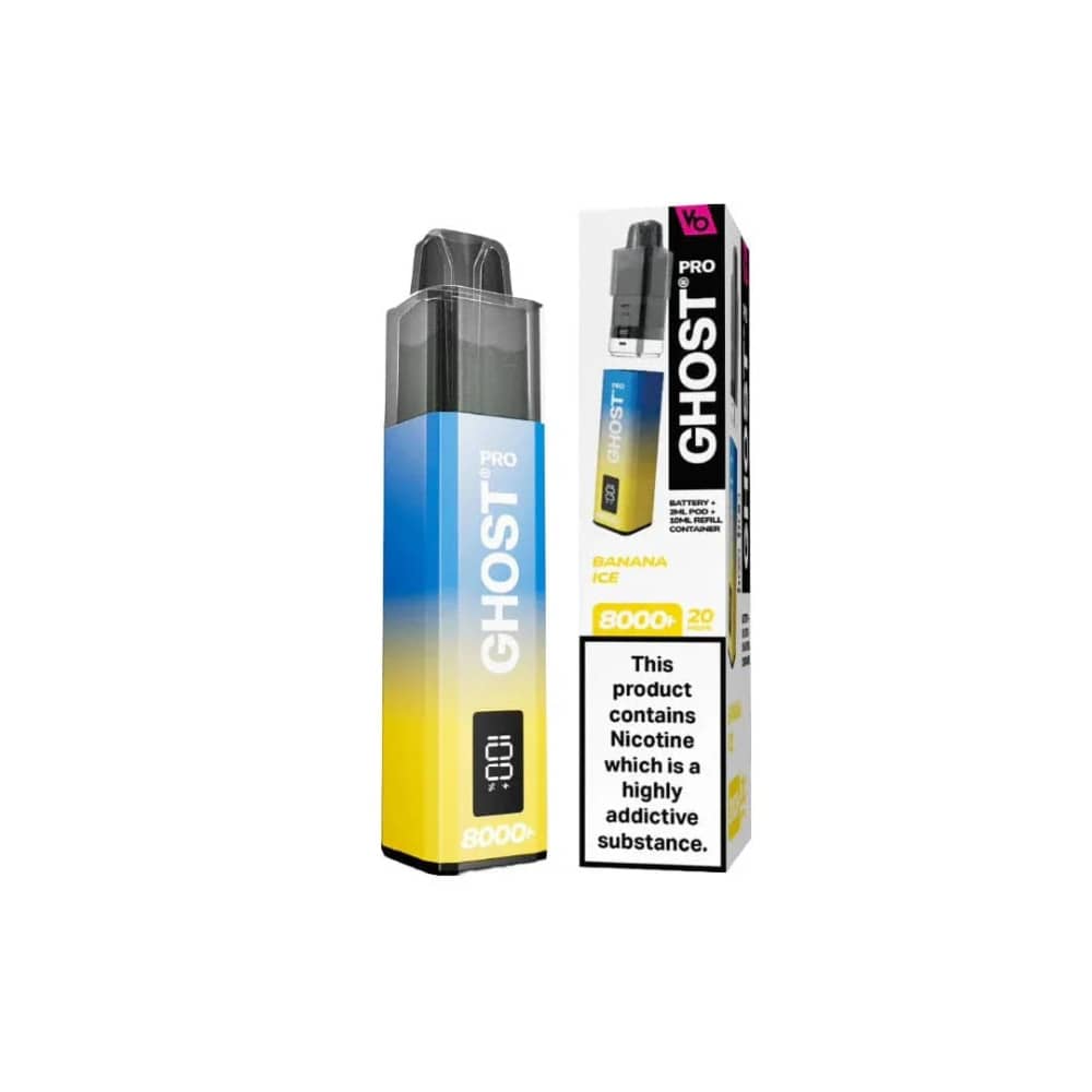 Ghost Pro 8000 Prefilled Vape Kit Box of 5