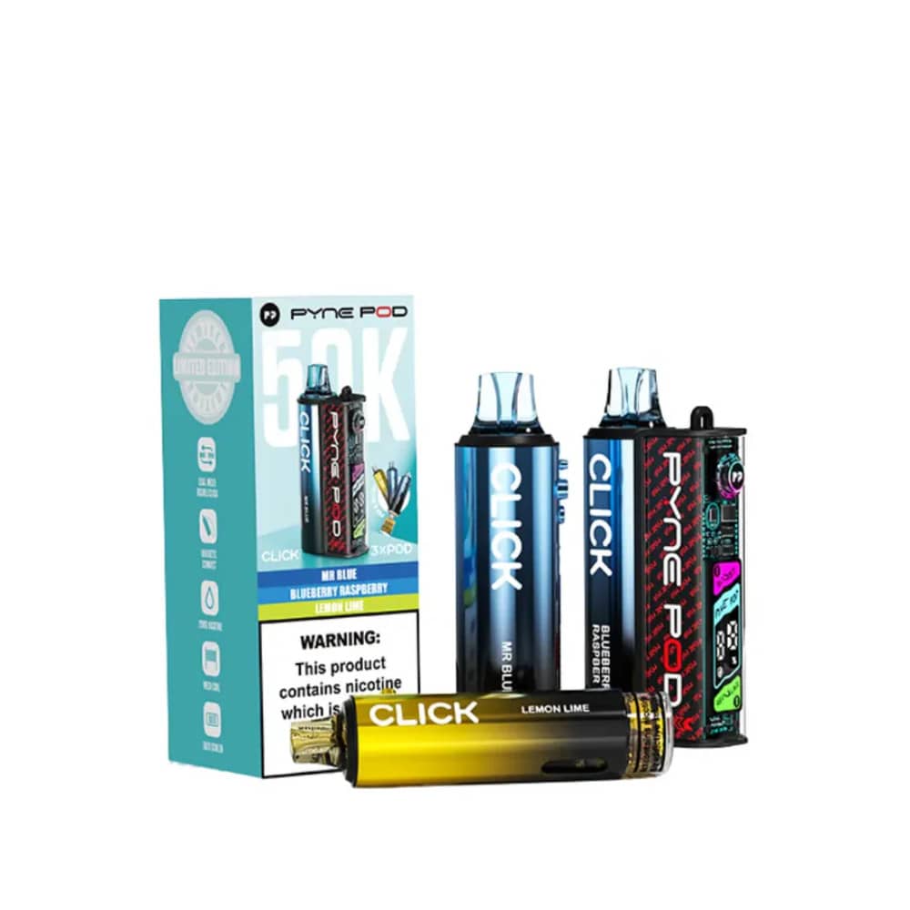 Pyne Pod Click 50k Vape Kit Box of 5 Classic Edition