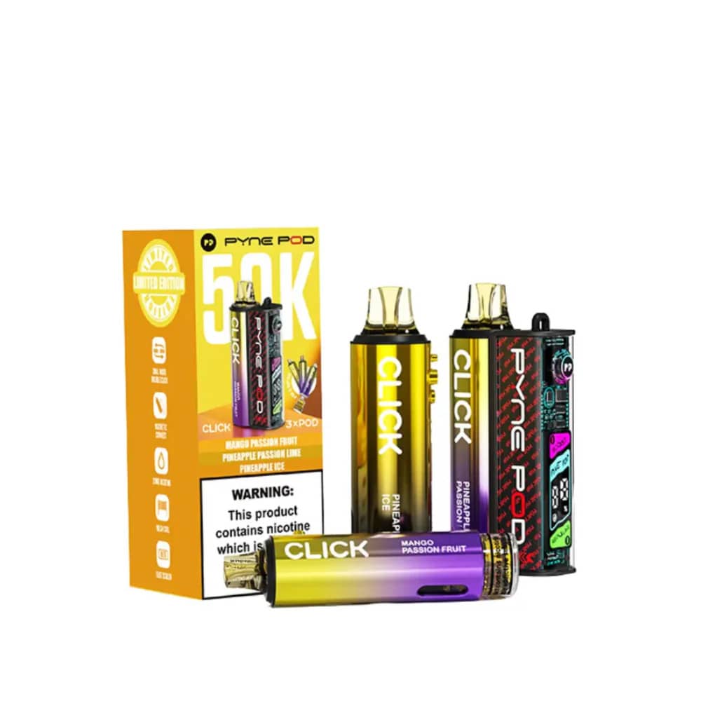 Pyne Pod Click 50k Vape Kit Box of 5 Tropical Edition