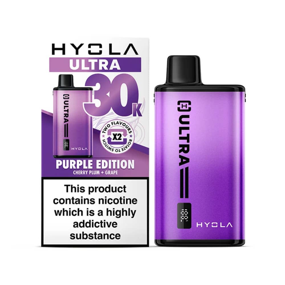 Hyola Ultra Plus 30k Vape Kit Box of 5 Purple Edition