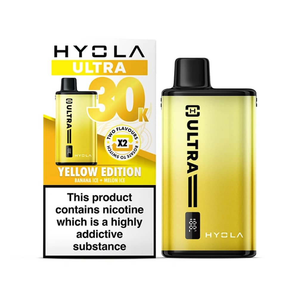 Hyola Ultra Plus 30k Vape Kit Box of 5 Yellow Edition