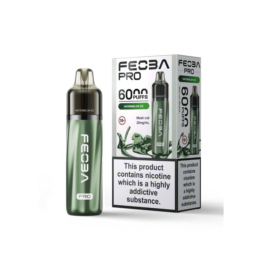 Feoba Pro Plus 6000 Vape Kit Box of 5 Watermelon Ice