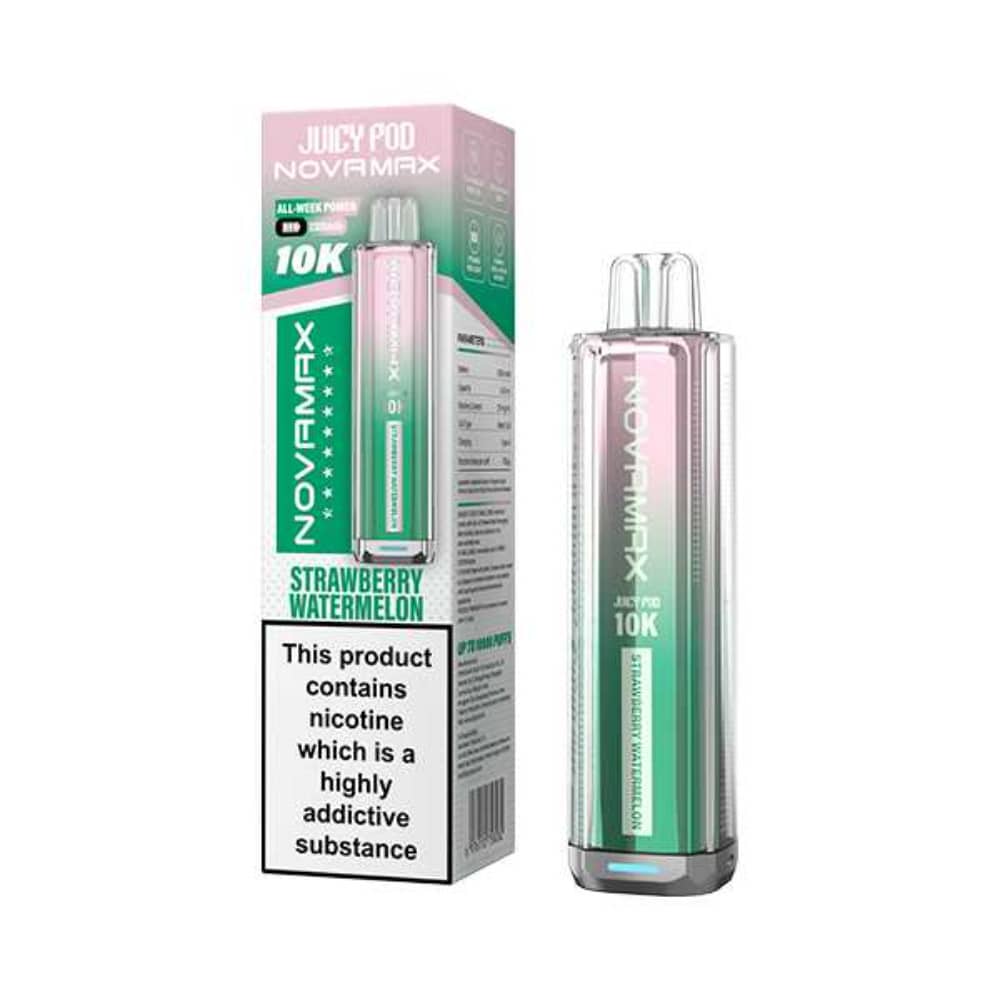 Juicypod Novamax 10k Vape Kit Box of 5 Strawberry Watermelon