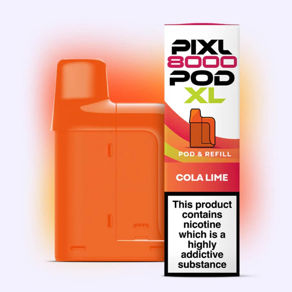 Pixl 8000 Prefilled Pods Pack of 5 Cola Lime