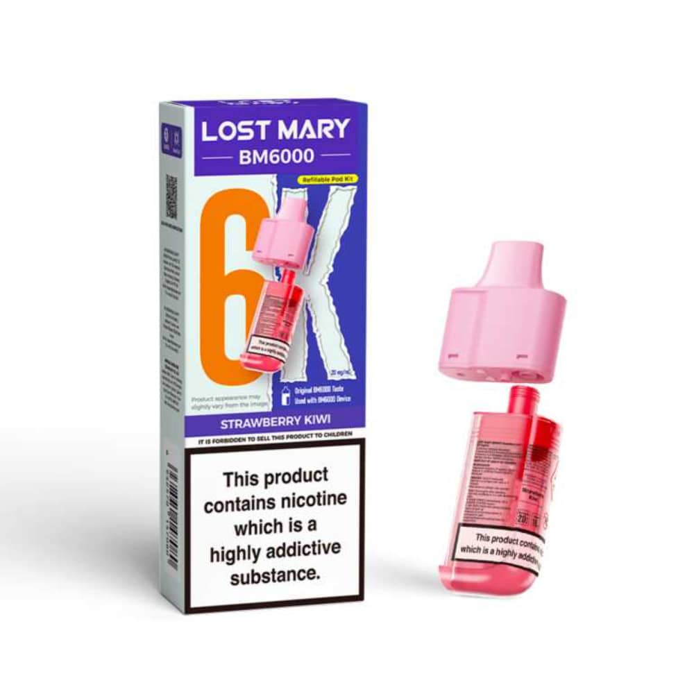 Lost Mary Bm6000 Pods Pack of 5 Strawberry Kiwi