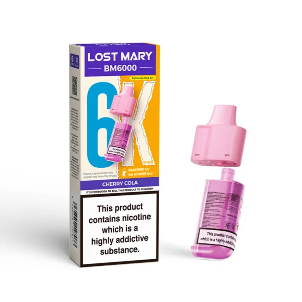 Lost Mary Bm6000 Pods Pack of 5 Cherry Cola