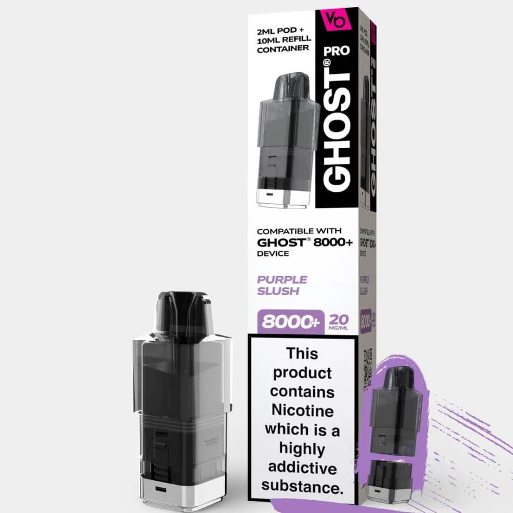 Ghost Pro 8000 Pods Pack of 5 Purple Slush