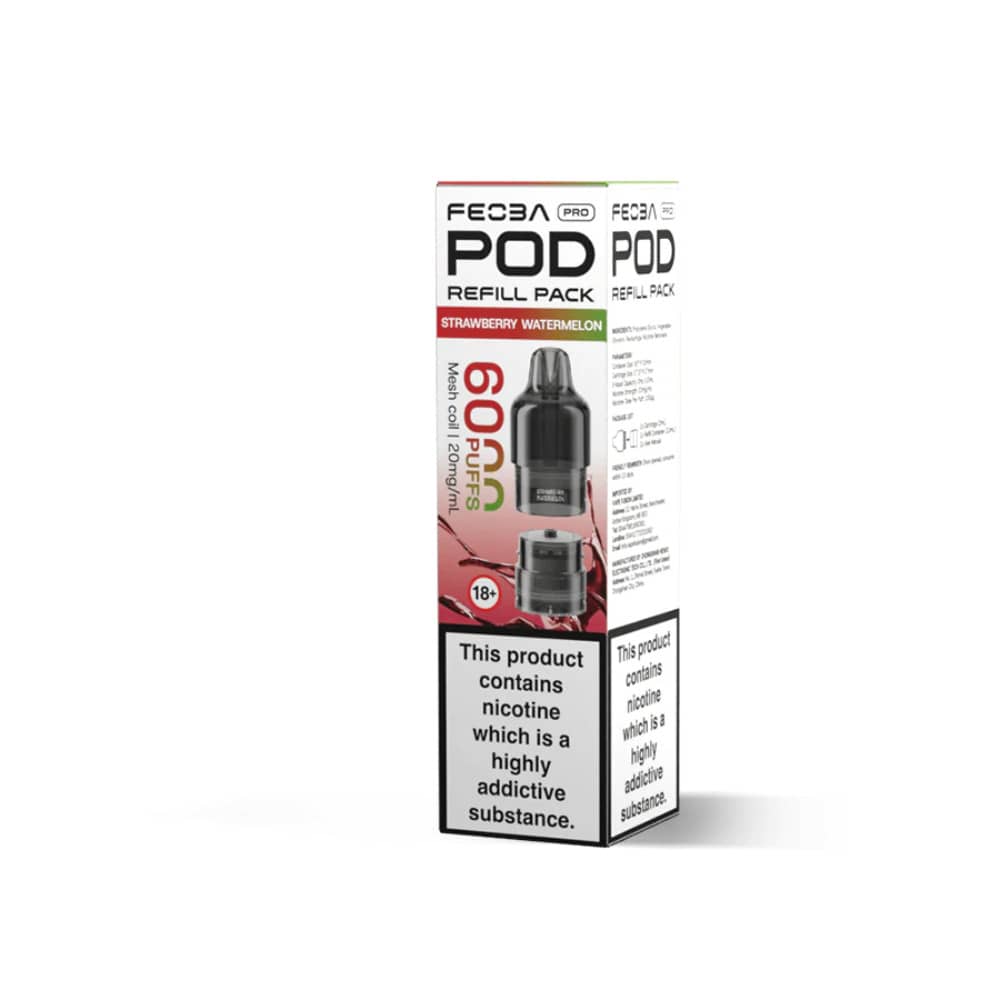 Feoba Pro Plus 6000 Pods Pack of 5 Strawberry Watermelon