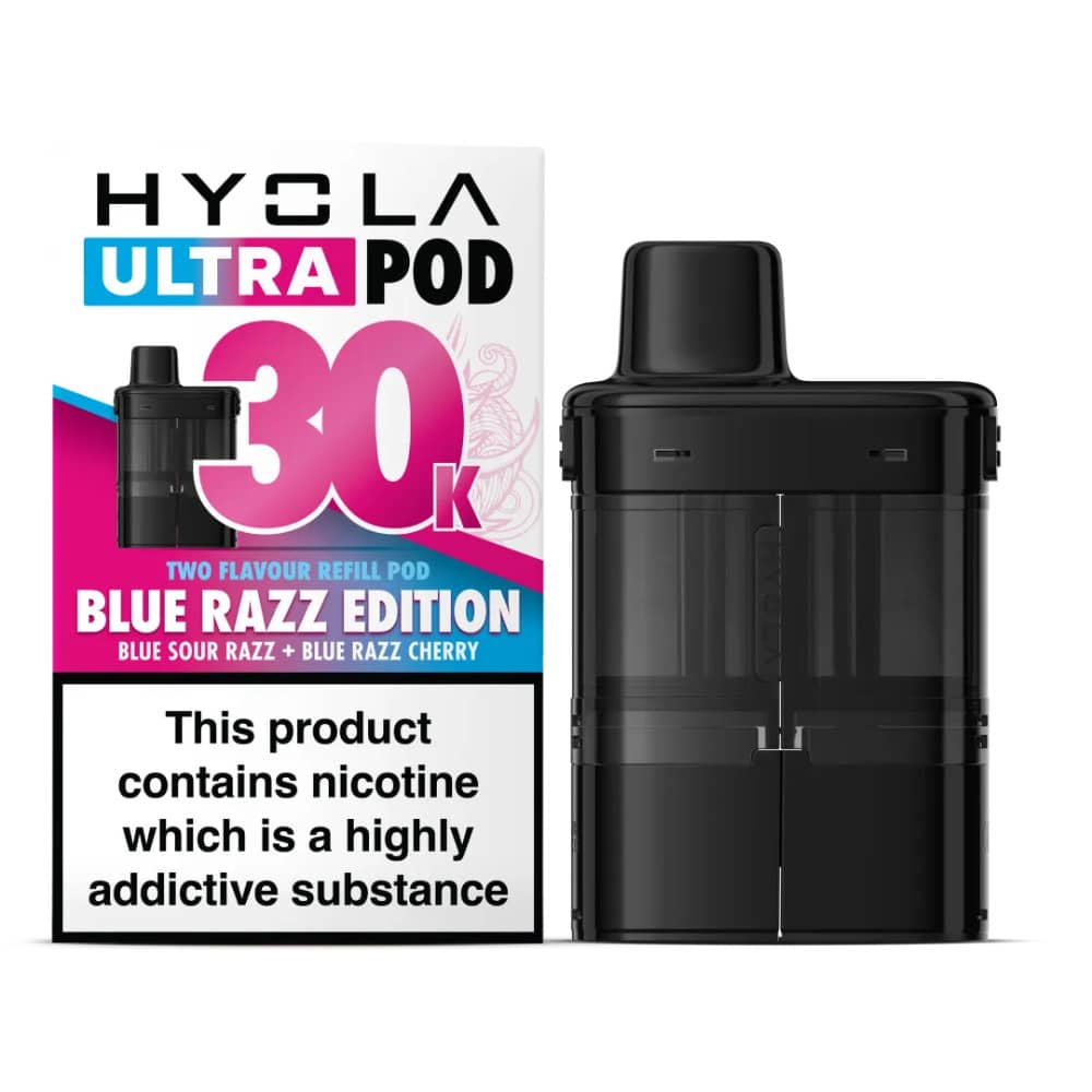 Hyola Ultra 30k Pods Pack of 5 Blue Razz Edition