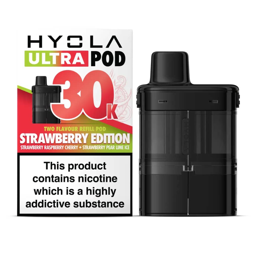 Hyola Ultra 30k Pods Pack of 5 Strawberry Edition
