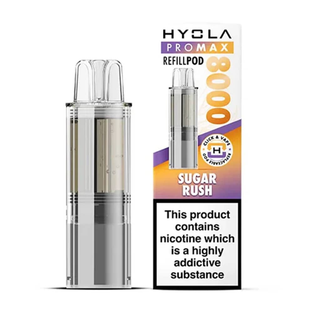 Hyola Pro Max 8000 Pods Pack of 5 Sugar Rush