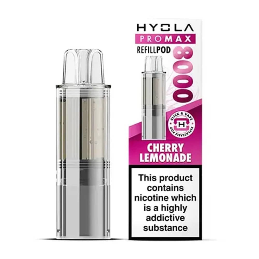 Hyola Pro Max 8000 Pods Pack of 5 Cherry Lemonade