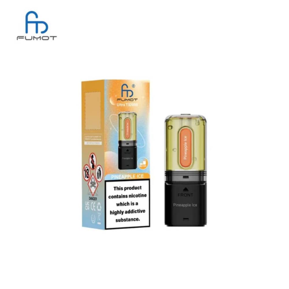 RandM Fumot T32000 Ultra Pods Pack of 5 Pineapple Ice
