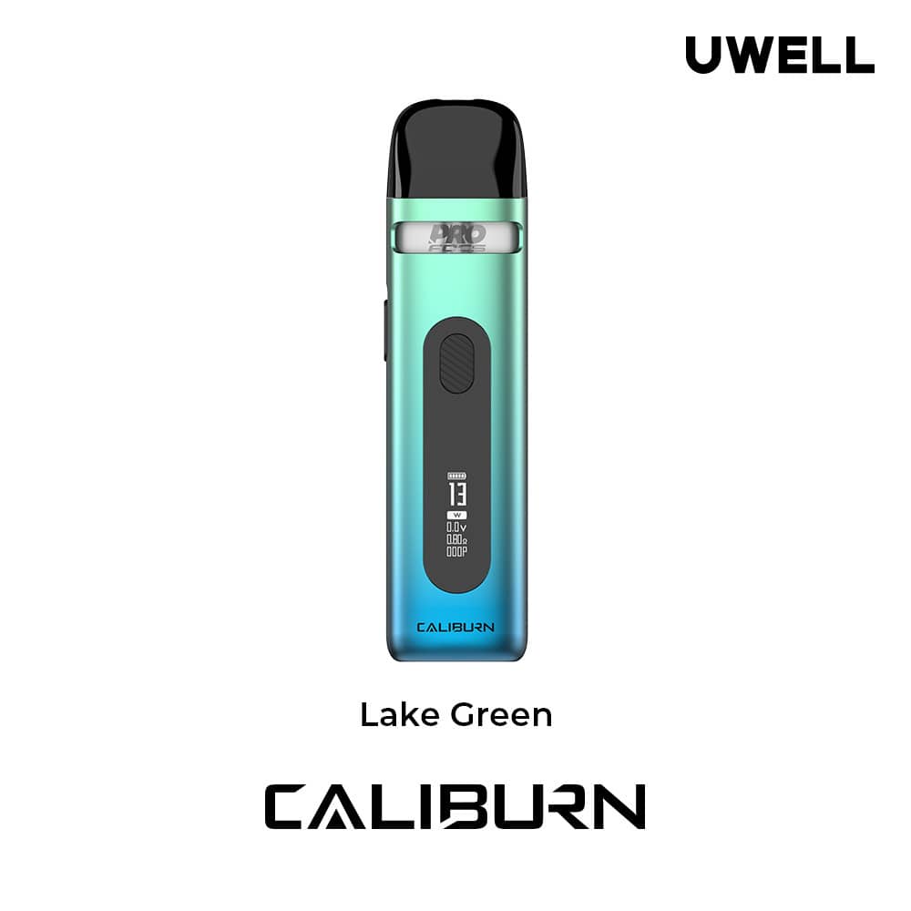Uwell Caliburn X Pod Vape Kit Lake Green
