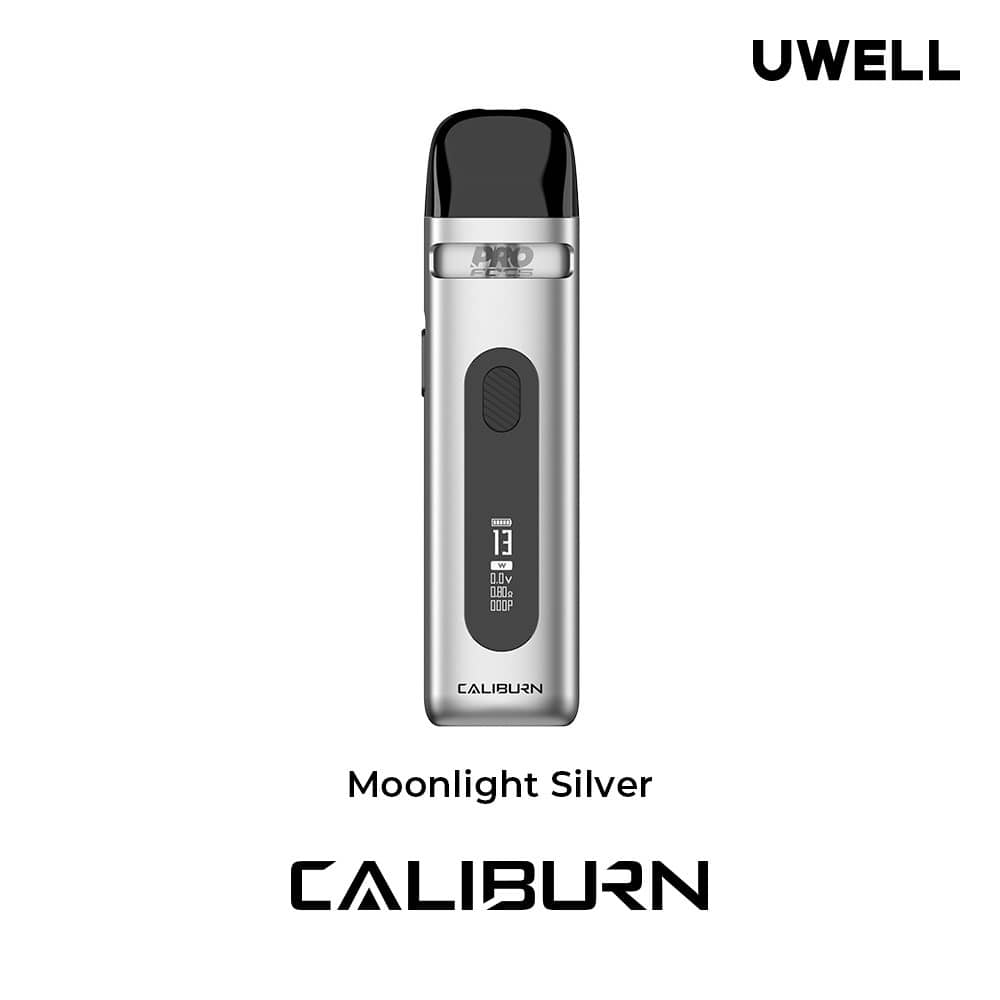 Uwell Caliburn X Pod Vape Kit Moonlight Silver