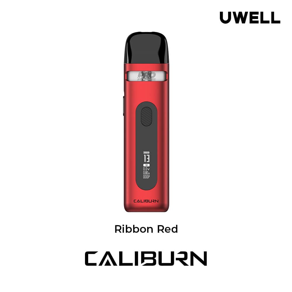 Uwell Caliburn X Pod Vape Kit Ribbon Red