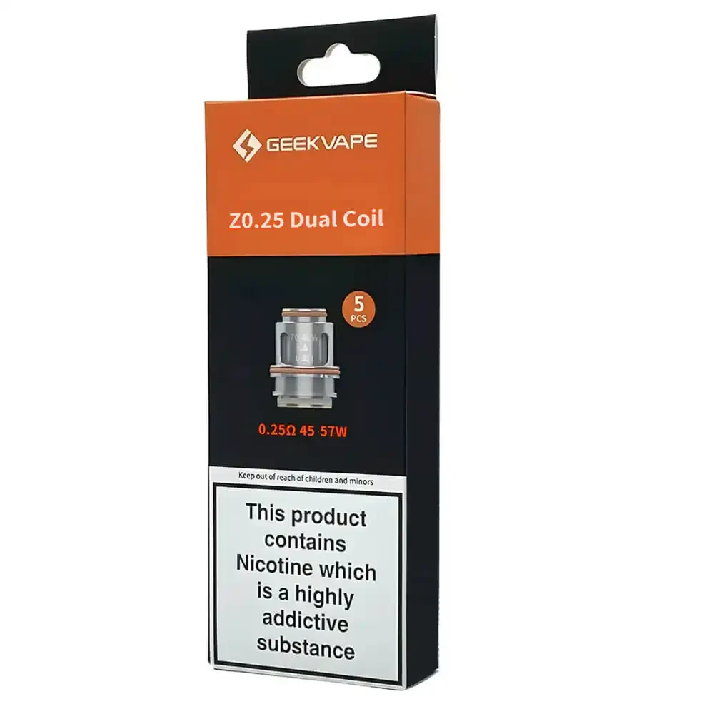 Geekvape Zeus Z Coils 5 Packs Z 0.25ohm Mesh