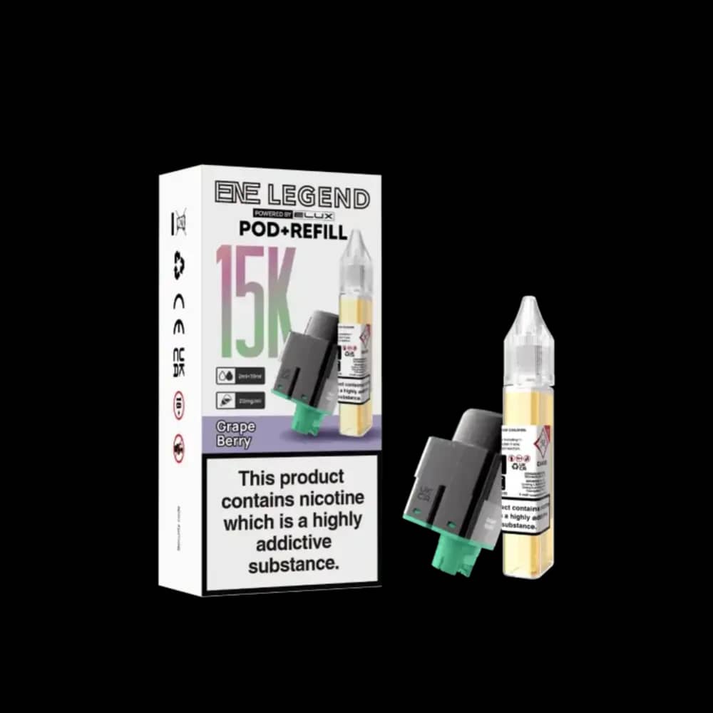 Elux Ene Legend 15k Pods Pack of 5 Grape Berry