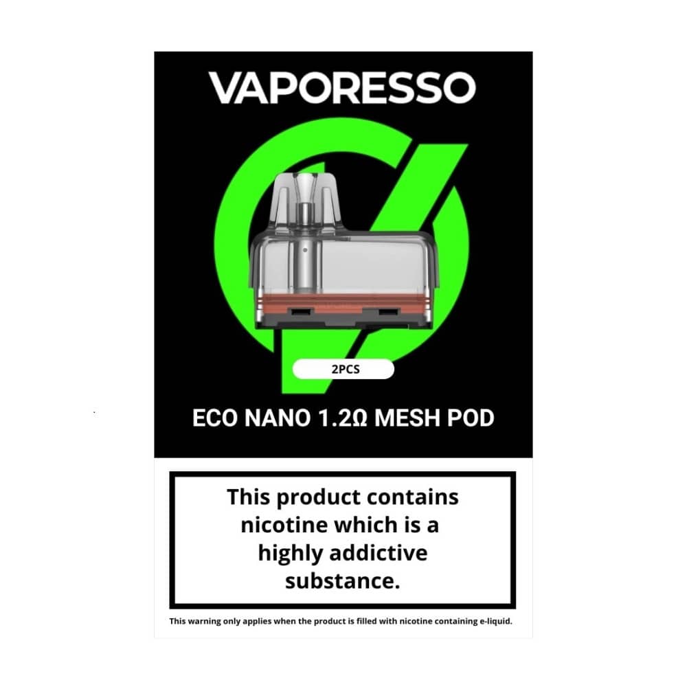 Vaporesso Eco Nano Replacement Pods 2 Packs 1.2ohm