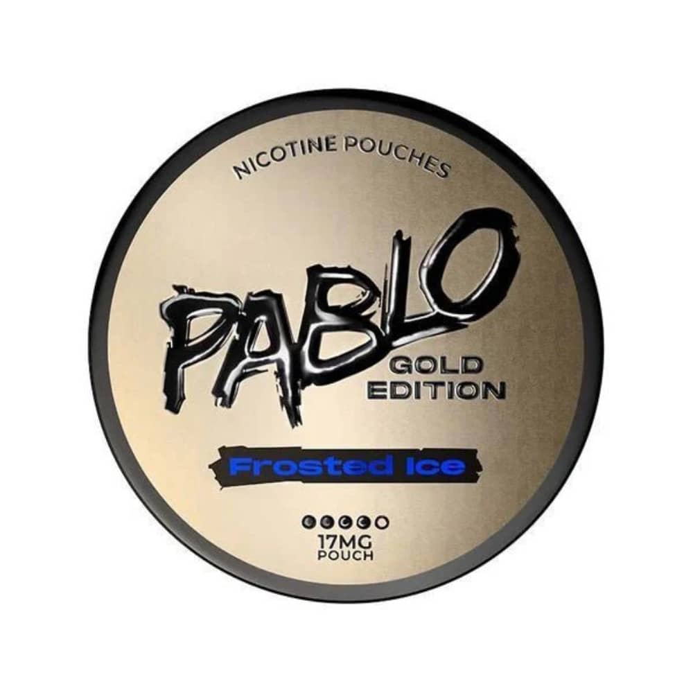 Pablo Nicotine Pouches - Gold Edition 10 Packs Frosted Ice 17mg