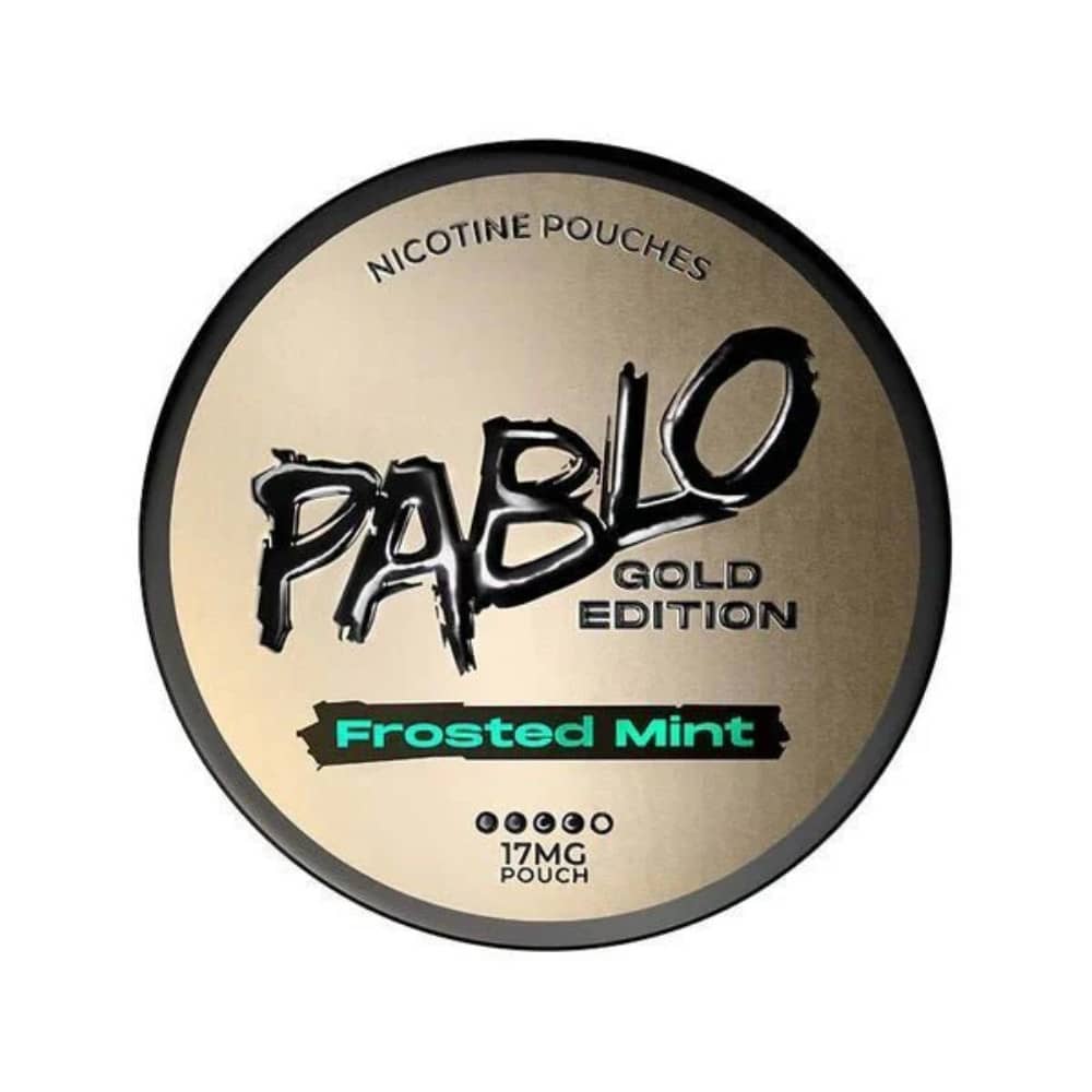Pablo Nicotine Pouches - Gold Edition 10 Packs Frosted Mint 17mg