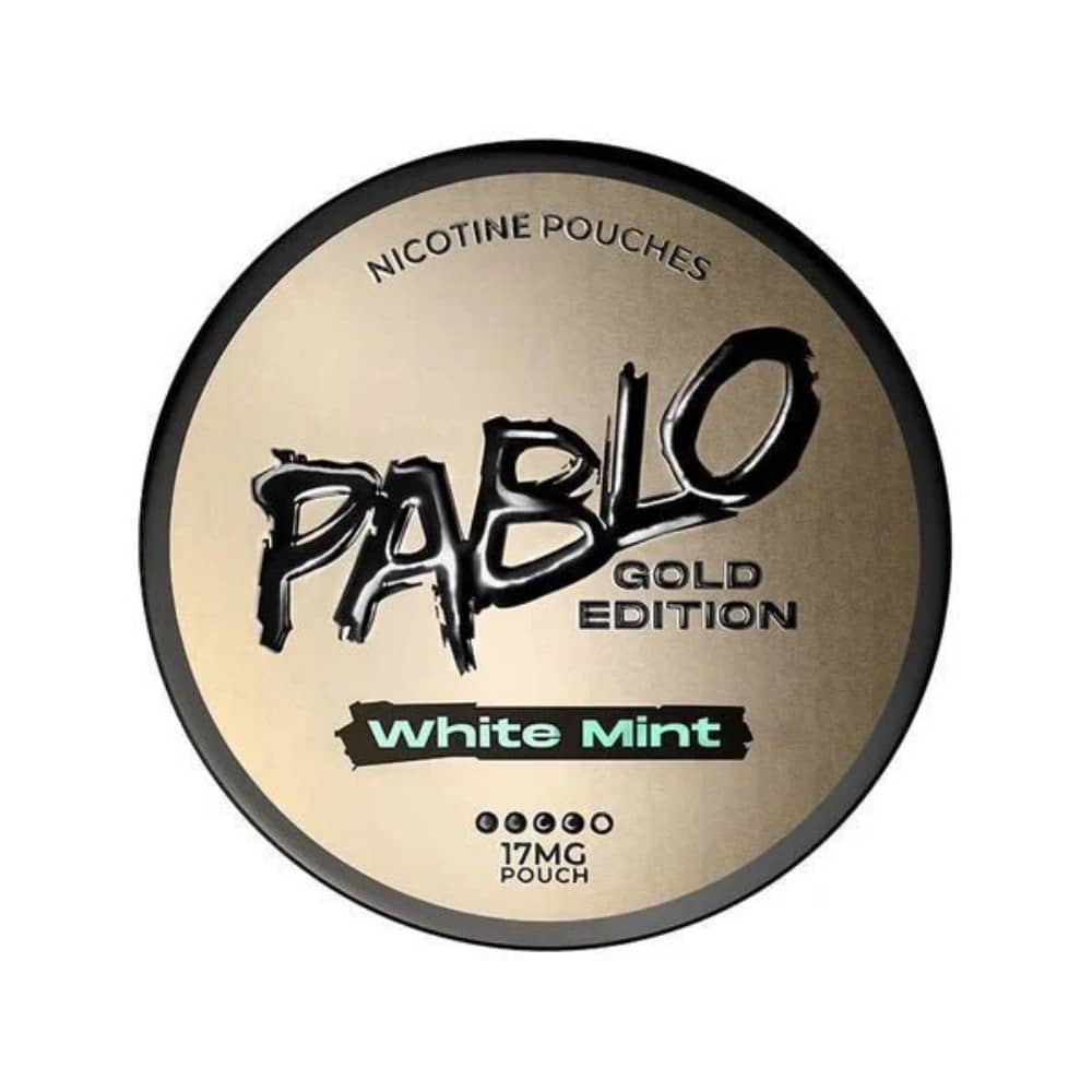 Pablo Nicotine Pouches - Gold Edition 10 Packs White Mint 17mg