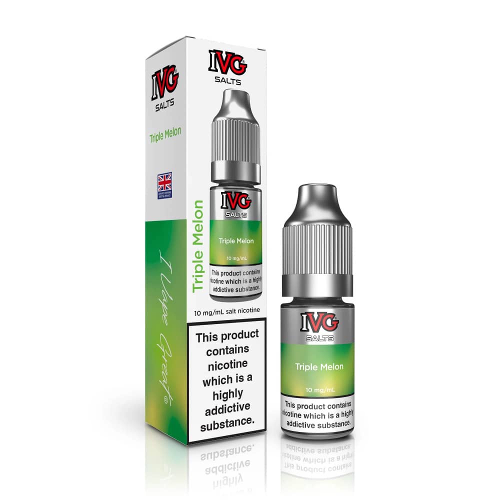 IVG Salt e liquids 10ml Box of 10 Triple Melon 20mg