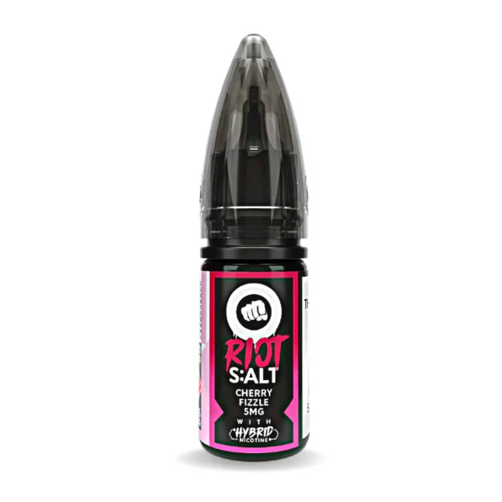 Riot Squad Nic Salt e liquids 10ml Box of 10 Cherry Fizzle 20mg