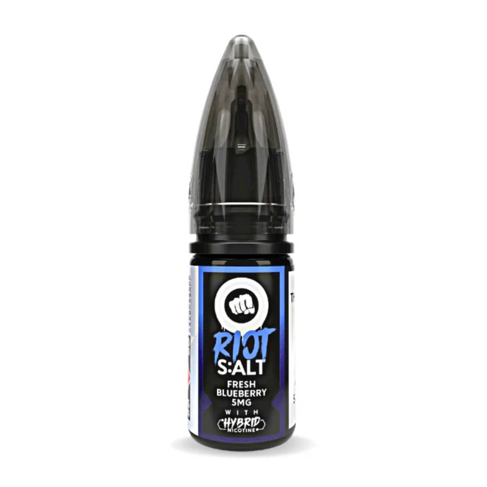 Riot Squad Nic Salt e liquids 10ml Box of 10 Fresh Blueberry 10mg