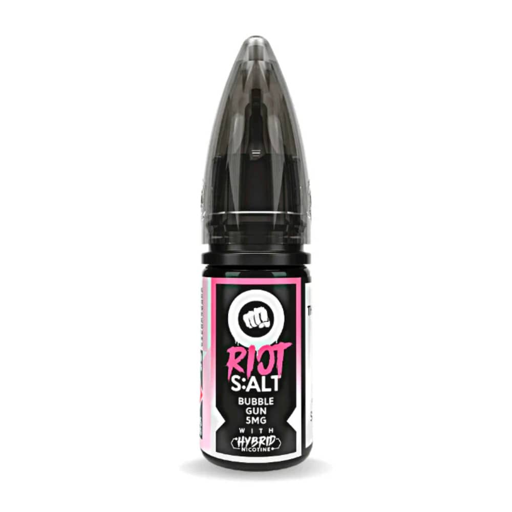 Riot Squad Nic Salt e liquids 10ml Box of 10 Bubblegum 10mg