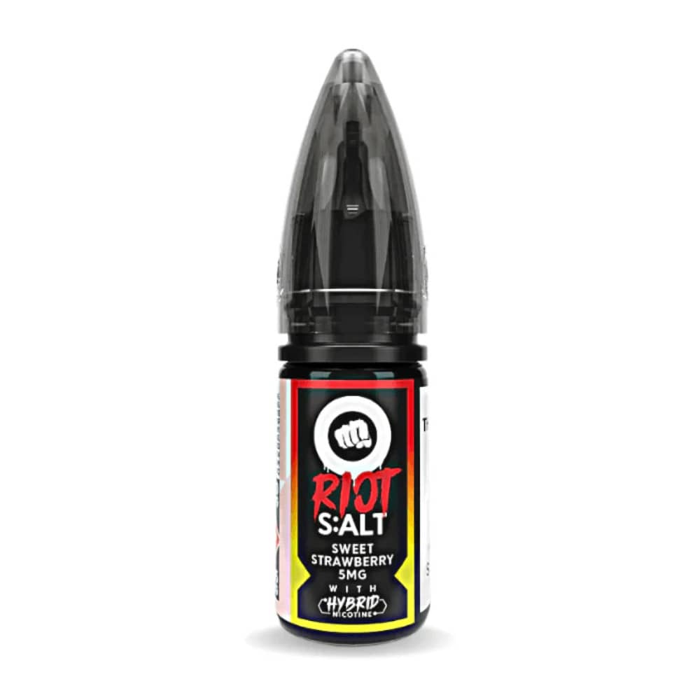 Riot Squad Nic Salt e liquids 10ml Box of 10 Sweet Strawberry 10mg
