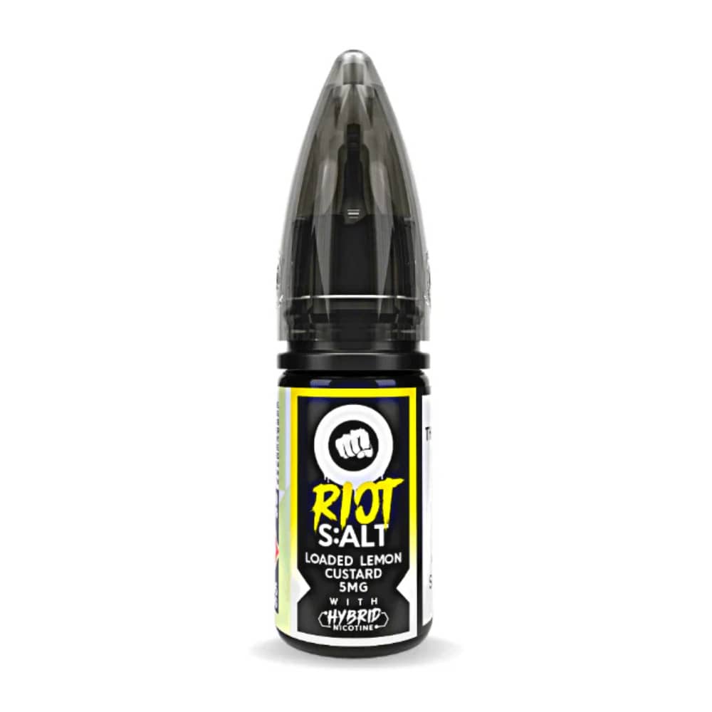 Riot Squad Nic Salt e liquids 10ml Box of 10 Lemon Custard 20mg
