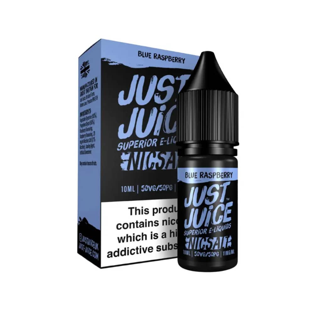 Just Juice Original Nic Salts e liquids 10ml Box of 5 Blue Raspberry 20mg