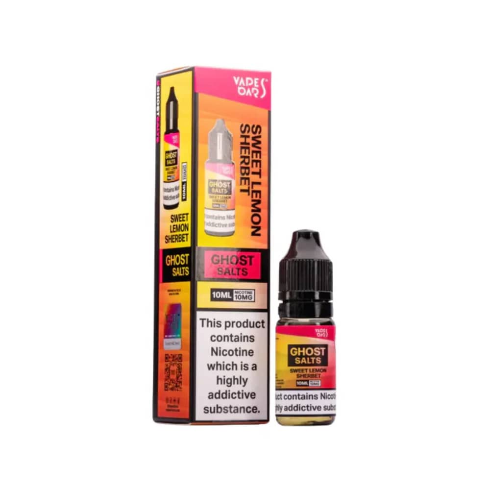 Ghost 3500 Nic Salts e liquids 10ml Box of 10 Lemon Sherbet 20mg