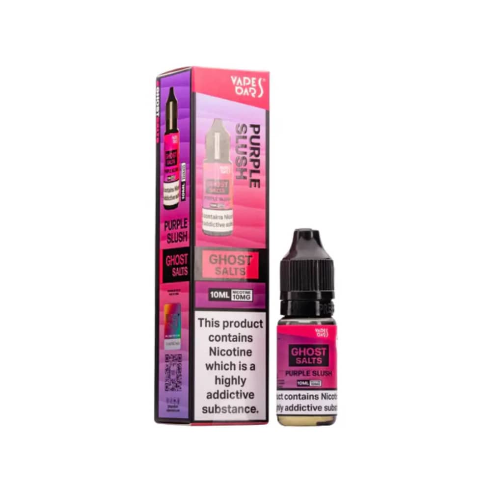 Ghost 3500 Nic Salts e liquids 10ml Box of 10 Purple Slush 20mg