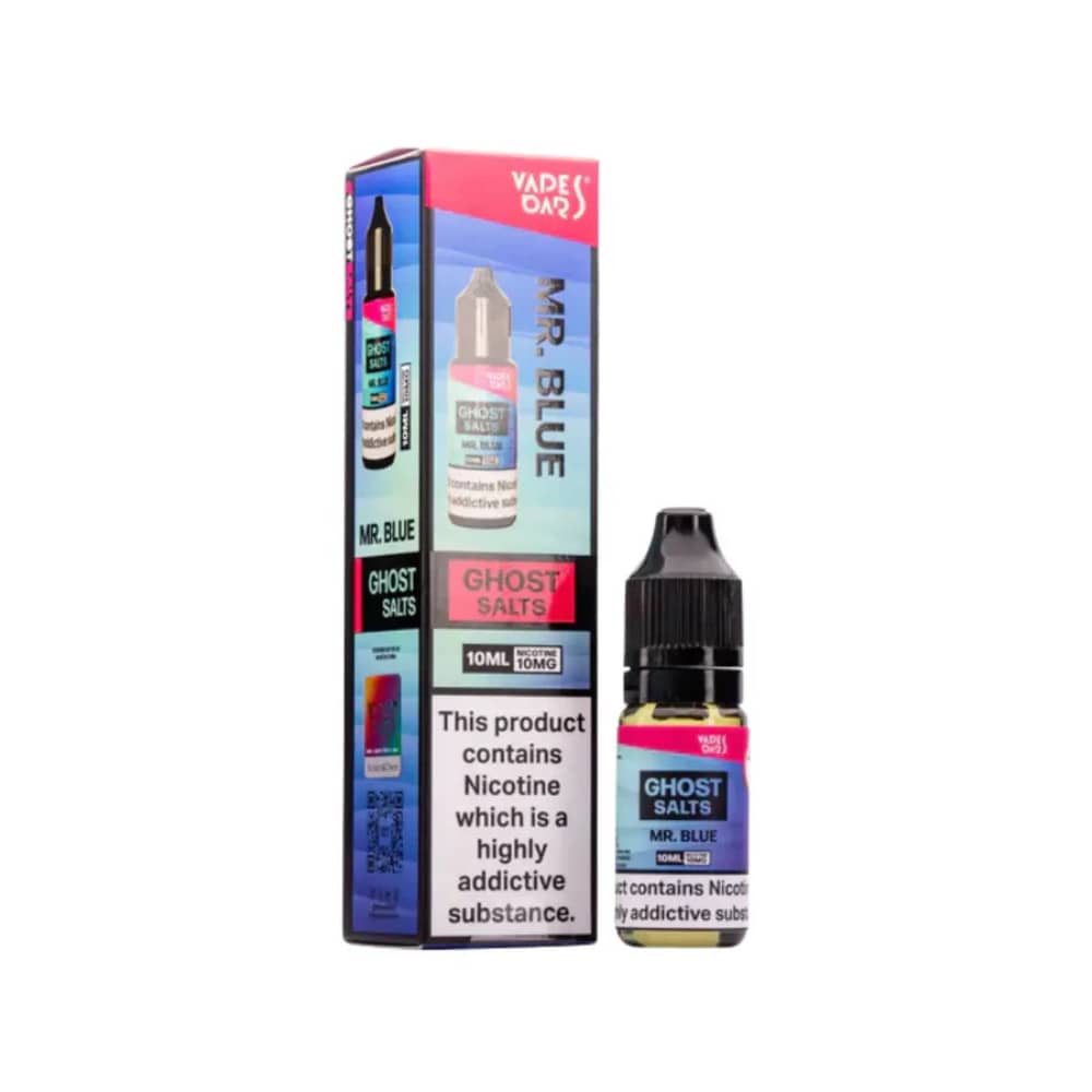 Ghost 3500 Nic Salts e liquids 10ml Box of 10 Mr Blue 20mg