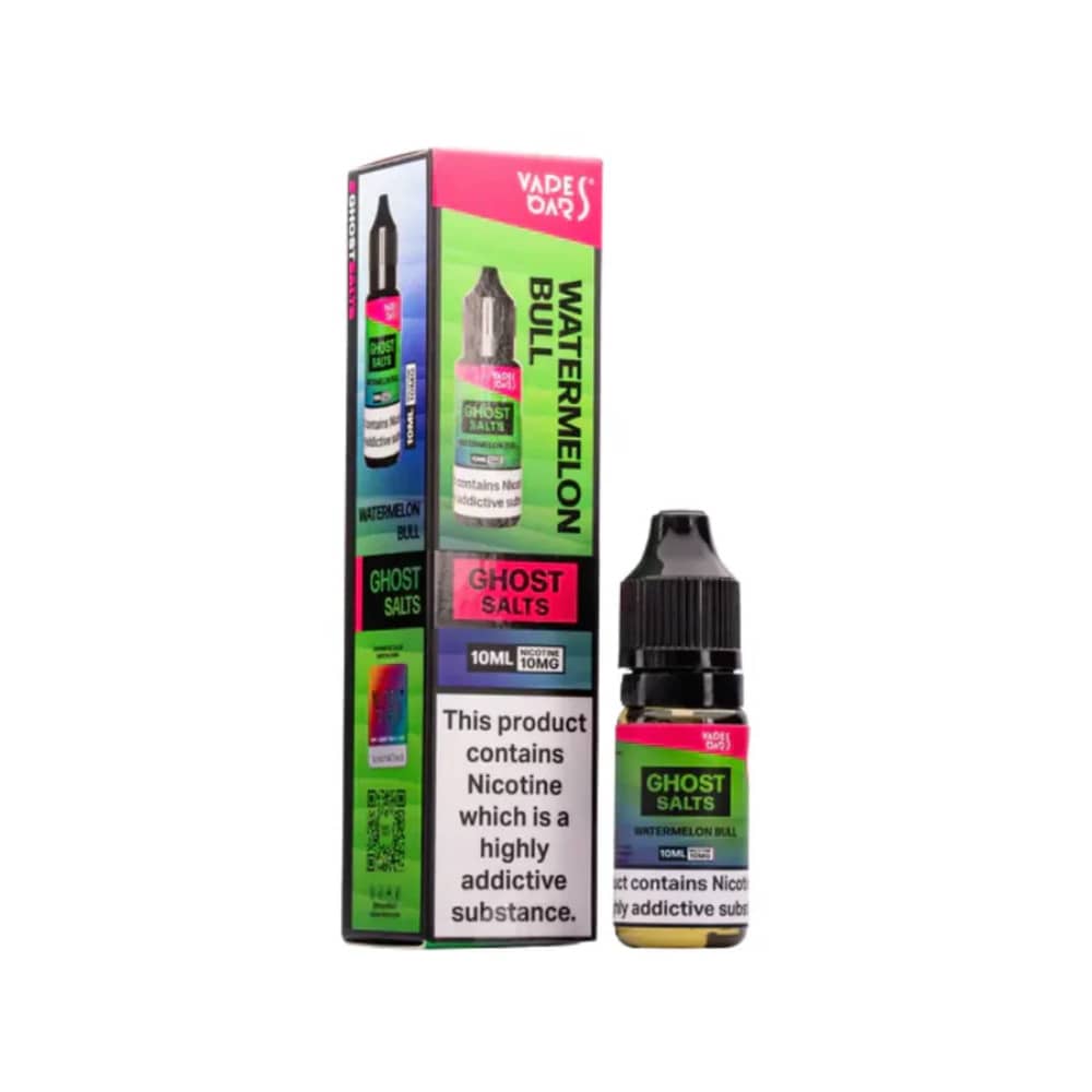 Ghost 3500 Nic Salts e liquids 10ml Box of 10 Watermelon Bull 20mg