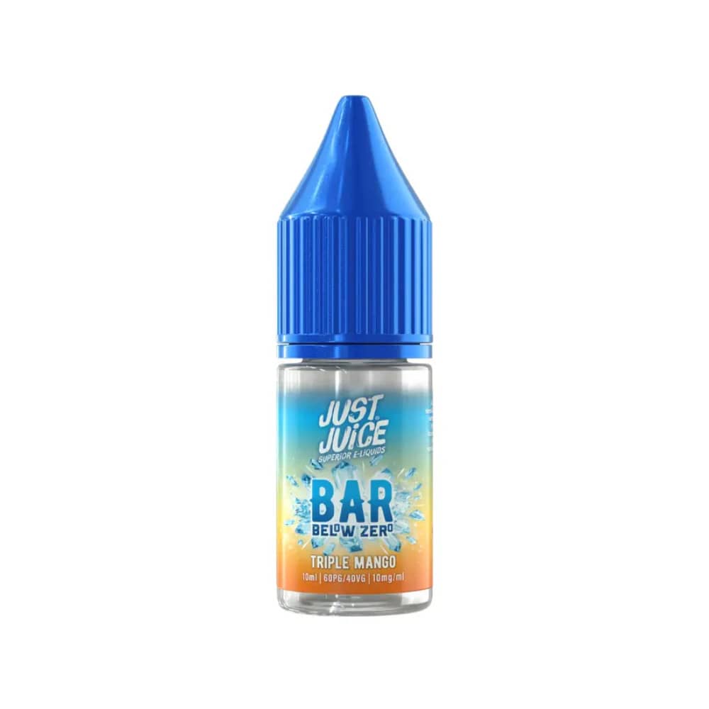 Just Juice Below Zero Nic Salts e liquids 10ml Box of 5 Triple Mango 10mg