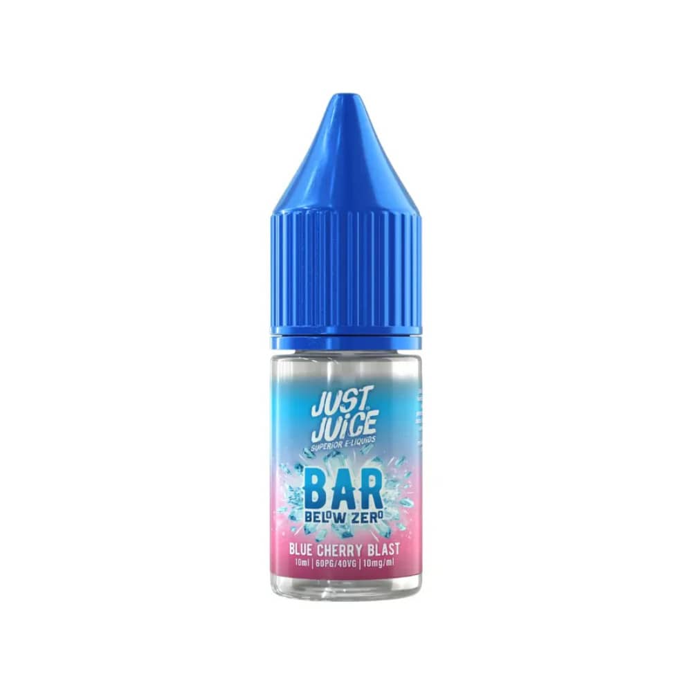 Just Juice Below Zero Nic Salts e liquids 10ml Box of 5 Blue Cherry Blast 10mg