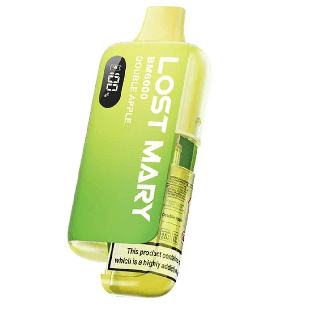Lost Mary Bm6000 Vape Kit Box of 5 Double Apple