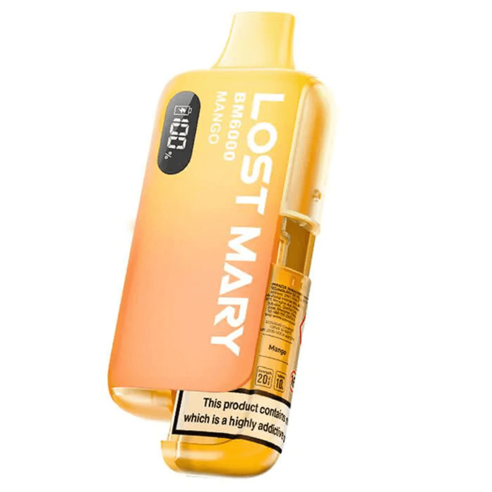 Lost Mary Bm6000 Vape Kit Box of 5 Mango