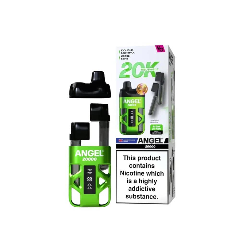 Angel 20k Prefilled Vape Kit Box of 5 Green Edition