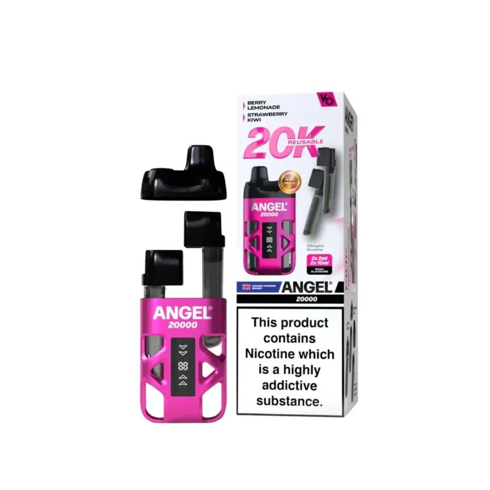 Angel 20k Prefilled Vape Kit Box of 5 Pink Edition