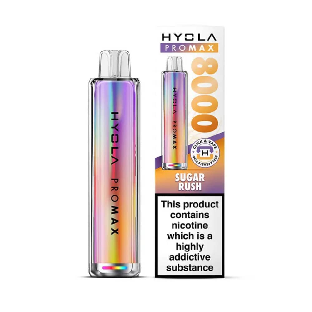 Hyola Pro Max 8000 Vape Kit Box of 5 Sugar Rush