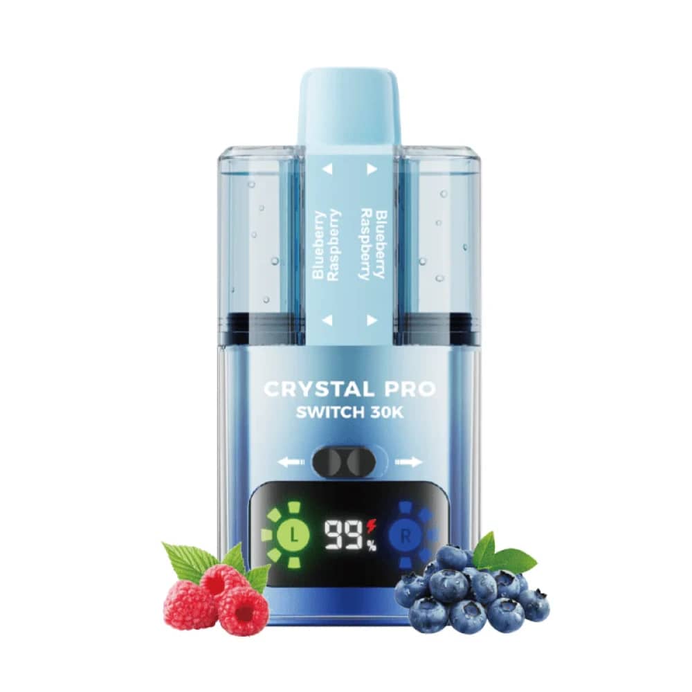 Crystal Pro Switch 30k Vape Kit Box of 5 Blueberry Raspberry