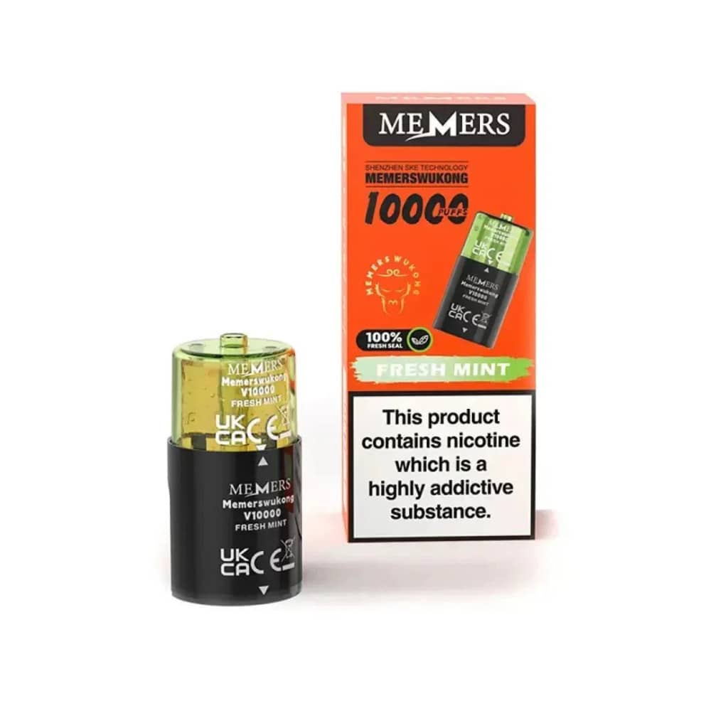 Ske Memers V10000 Pods Pack of 5 Fresh Mint